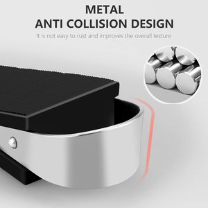 Techoln Heavy Duty Noir Argent Butoirs de <span class=keywords><strong>porte</strong></span> en métal <span class=keywords><strong>Design</strong></span> moderne Wedge pour toutes les surfaces de sol pour les hôtels - Product Image 5