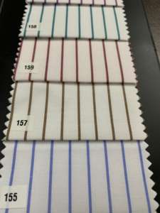 Tissu d'entreprise de rayure de la matière première NX 58 "tissu de polyester de largeur pour des vêtements - Product Image 4