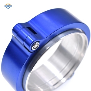 2 2.5 3 3.5 4 Inch Universal Aluminum <strong>Quick</strong> <strong>Release</strong> HD V-Band <strong>Clamp</strong> for Throttle Body Intercooler Turbo Pipe - Product Image 6