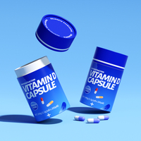 Haute qualité papier hermétique médicament produit pilule papier Tube forme ronde Capsule bouteille vitamine pilule emballage Tube