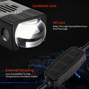 Shockproof High Lumen Strobe White Yellow Beam Fog Driving <strong>Light</strong> <strong>LED</strong> Spot 3inch <strong>Projector</strong> on Front with Bracket for Car Truck - Product Image 4