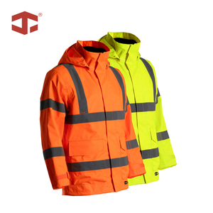 Giacca di Sicurezza JIADE per Uomo, Alta Visibilità, Impermeabile, Traspirante, in Poliestere Termico, per <span class=keywords><strong>Lavoro</strong></span> sotto la Pioggia - Product Image 1