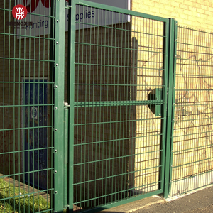 Panneau de clôture en treillis soudé avec revêtement en poudre, <span class=keywords><strong>portail</strong></span> de ferme, clôture en métal à double fil - Product Image 3