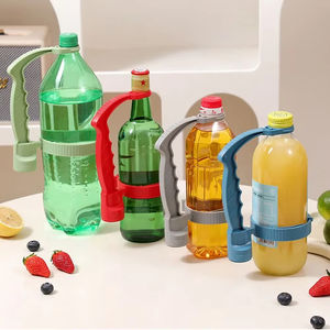 Juego de bebidas de mano con mango de plástico y abrebotellas Botella de agua de soda para verter Cola - Product Image 2