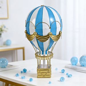 Ornement de ballon à air chaud vintage en métal, décoration murale pour restaurant, café, fête et décoration murale de la maison - Product Image 6