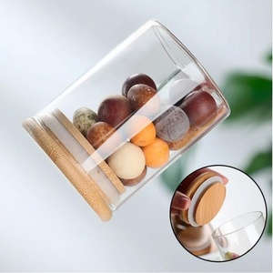 High Quality Luxury Modern Design <b>Glass</b> Mason Jar Customizable <b>Food</b> <b>Storage</b> & Kitchen Camping <b>Container</b> for Coffee Sauce Grain - Product Image 2