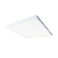 Plafonnier LED plat ultra-mince moderne à montage en surface, à bords lumineux, dimmable, pour bureau, atelier, usage commercial intérieur