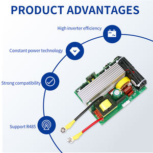Cartes onduleur de puissance de crête 500W 1000 Watts <span class=keywords><strong>convertisseur</strong></span> de tension pour <span class=keywords><strong>camping</strong></span>-<span class=keywords><strong>car</strong></span> 12V 24V à 220V 230V pour divertissement en voiture - Product Image 5