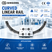 QinGong V25 Rails de guidage circulaires linéaires en acier inoxydable poli à positionnement rapide, composants essentiels de bloc coulissant, réglables 1-60 1