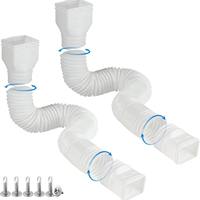 Extensions flexibles pour gouttières et descentes de pluie, prolongateur de gouttière, connecteur de gouttière, drainage des eaux pluviales