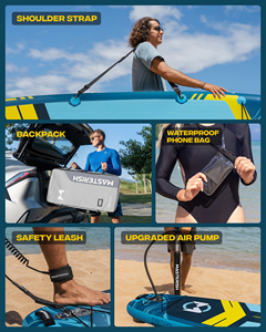 Tabla de Paddle Surf Inflable All Round SUP 11'6"*35"*6" con Material Drop Stitch para Yoga MA01 Extra Ancha y Ultra - Product Image 3