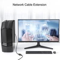 Konektor Ekstensi RJ45 Cat5 Cat6, Adaptor Perangkat Keras PC, Ekstensi Kabel Ethernet, Female ke Female