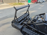 Débroussailleuse forestière télécommandée robuste pour défrichage, broyeur de gazon et machine de débroussaillage pour sous-bois, arbustes, lianes et petits arbres