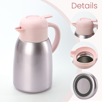 68oz 61oz Cafetière Carafe Thermique En Acier Inoxydable Isolation Bouilloire Pichet Vide Thé Flacons 1800ML 2000ML