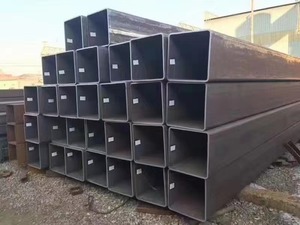 ASTM 표준 블랙 직사각형 중공 섹션 냉간 성형 용접 구조 재료 드릴 파이프 사용자 정의 절단 굽힘 펀칭