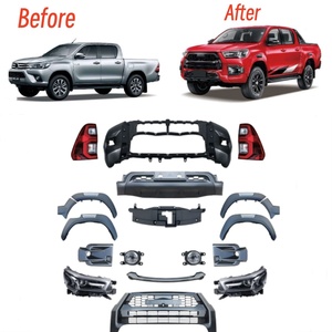 Xe nâng cấp Facelift BodyKit fortoyota Hilux 2016 2020 Facelift để 2021 Rocco gr phong cách với taillamp Đèn pha nướng bumpers - Product Image 4