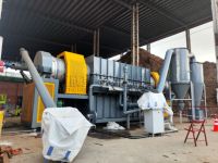 Machine de fabrication de charbon de biomasse en continu, moteur 44,5 kW, capacité 500-900 kg pour la carbonisation de la paille, du bois et des coques de noix de coco