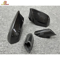 Couvercle de rétroviseur en fibre de carbone sec de remplacement pour Lambo Huracan LP580 LP610 2014-2018 Coque de rétroviseur externe Pièces détachées automobiles
