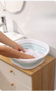 Самый продаваемый прочный многофункциональный большой квадратный складной пластиковый таз для мытья посуды, таз для воды, товары для повседневного использования - Product Image 3