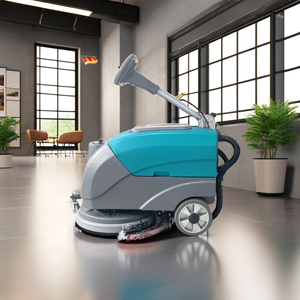 GS400 16 Inch Upright Mini Floor <b>Scrubber</b> Dry Manual 24V Cleaning Restaurant Offices Flexible Brush Motor Floor <b>Scrubber</b> F - Product Image 5