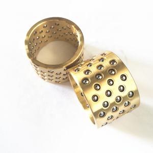 ปรับแต่งตลับลูกปืนเชิงเส้น ลูกปืนทองเหลือง ตัวกรงลูกปืนทองเหลือง บุชชิ่งทองแดง - Product Image 3