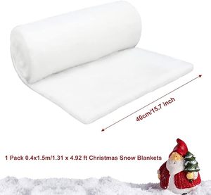 Christmas Snow Blanket Roll 15.7 X 59 Inch Fake Snow Blanket for Christmas Village Table Runner <strong>Winter</strong> <strong>Decoration</strong> - Product Image 2