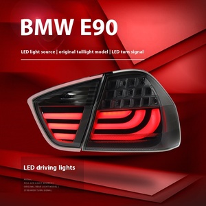 ชุดไฟท้ายรถยนต์ BMW ซีรีส์ 3 E90 รุ่น 320I ปี 05-12 แบบดัดแปลง LED พร้อมไฟเลี้ยว 12V สภาพใหม่ สีแดง รุ่น E90 320I LED - Product Image 2
