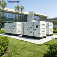 20kW 200kW 80KW 100KW 120KW 150kW Geräuscharmer Dieselgenerator 100kVA 125kVA 150kVA mit Autostart, Schalldichtes Aggregat für Notstromversorgung