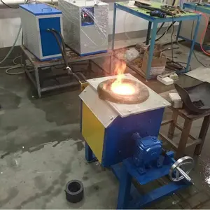 High Frequency Induction Small Aluminum Melting Furnace 15kg 20kg 50kg 100kg 150kg 200kg Induction Melting Furnace For Sale
