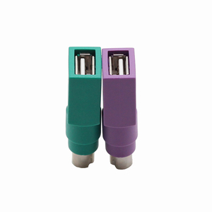 เมาส์คอมพิวเตอร์คีย์บอร์ด PS2อะแดปเตอร์ USB PS2เชื่อมต่อแปลง - Product Image 1