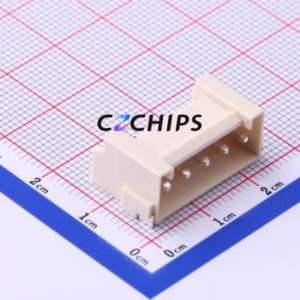 X9396WRS-05-9TSN Wire-to-Board Pin Header SMD,P=3.96mm,Horizontal Mount Connector 1x5P 3.96mm Horizontal Mount VH - Product Image 1