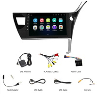 Autoradio Android 15 pour Corolla 2014-2018, Navigation GPS 10 Pouces, Commande Vocale, Multimédia pour Lecteur, Montage sur Tableau de Bord