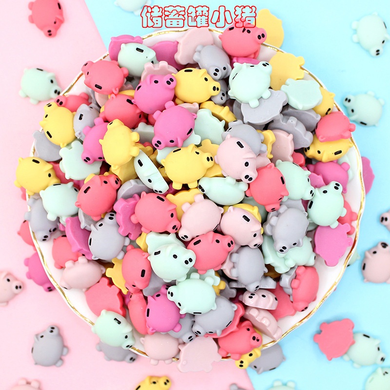 100 шт./пакет Смешанная матовая смола, Имитация масла для хлеба, торта, кабошон с плоской задней стороной, для «сделай сам», аксессуары для еды