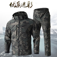 Vêtements de chasse imperméables de haute qualité pour hommes, veste camouflage pour la chasse en forêt en hiver