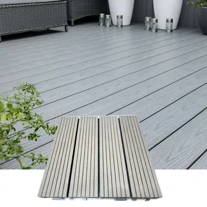 PE Wood Plastic Composite 138*28MM Decking Wpc Suppliers Coextrusion floor