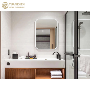 Muebles de baño con dosel de lujo Tocador personalizado de estilo moderno para el hogar y el hotel - Product Image 5