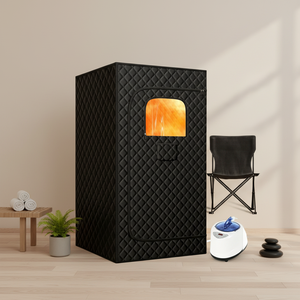 Custom <b>Foldable</b> Outdoor Portable Insulated Infrared Home Full 2 Person Steam Sauna Tent Stove Kit - Product Image 1