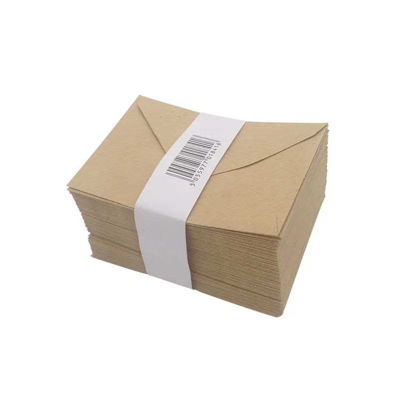 100pcs Enveloppe commerciale en papier kraft Manille pour les entreprises