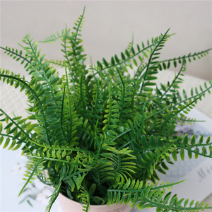 Herbe persane artificielle, <span class=keywords><strong>plante</strong></span> artificielle, feuille verte, arbuste, <span class=keywords><strong>plante</strong></span> en plastique, intérieur, extérieur, maison, jardin, 40 cm, Greatflower - Product Image 4