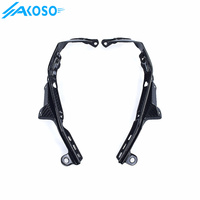 Panneaux latéraux avant en fibre de carbone AKOSO R6 pour moto Yamaha R6 2017-2024 2022 2023