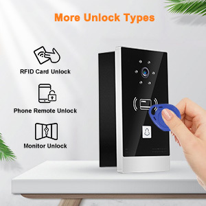 VIDEW Sonnette de porte avec caméra DIY 7 pouces <span class=keywords><strong>Interphone</strong></span> Tuya Sonnette de porte intelligente avec caméra Écran tactile 7 pouces Système d'<span class=keywords><strong>interphone</strong></span> vidéo <span class=keywords><strong>2</strong></span> fils pour villa - Product Image 6