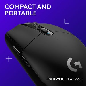 Ratón Inalámbrico para Juegos <span class=keywords><strong>Logitech</strong></span> <span class=keywords><strong>G305</strong></span> Lightspeed - Negro |   12,000 DPI, Ligero, 6 Botones Programables - Product Image 3