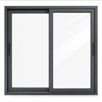 Ventanas de Aluminio con Doble Acristalamiento, Resistentes a Huracanes, Abatibles, Insonorizadas, de Vidrio, Eficientes Energéticamente, en Venta