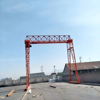 Pont roulant monopoutre à treillis MHh 10T 20T 30T résistant au vent pour extérieur, équipement de levage personnalisable