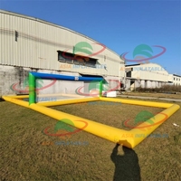 Équipement de jeu gonflable pour terrain de volley-ball Piscine de volley-ball flottante pour adultes et enfants Équipement d'amusement en plein air
