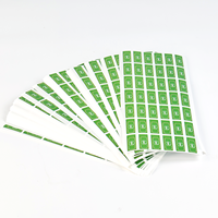 Étiquettes personnalisées, étiquettes BOPP argentées brillantes personnalisées, résistantes à l'eau et à l'huile pour tubes de petit diamètre, étiquettes pour plantes, autocollants pour plantes.