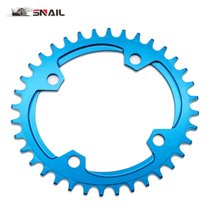 SNAIL 104BCD <strong>Single</strong> <strong>Speed</strong> Aluminum Alloy Bicycle Crankset Narrow Wide Chainwheel for MTB BMX Road Cruiser Lightweight Strong - Product Image 4