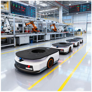 TZBOT Certificación CE 300kg 600kg Entrega Robot Equipo de manipulación de materiales Levantamiento Amr <span class=keywords><strong>AGV</strong></span> con elevador giratorio de 360 ° - Product Image 1