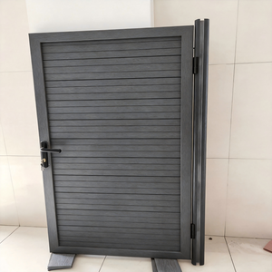 <span class=keywords><strong>Portail</strong></span> <span class=keywords><strong>coulissant</strong></span> extérieur automatique en aluminium à lattes, design moderne, en composite, pliable - Product Image 1