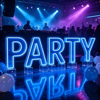 Letras y Números Luminosos LED RGB de 3 y 4 Pies, con Marco Metálico, para Decoración de Fiestas de Cumpleaños y Bodas